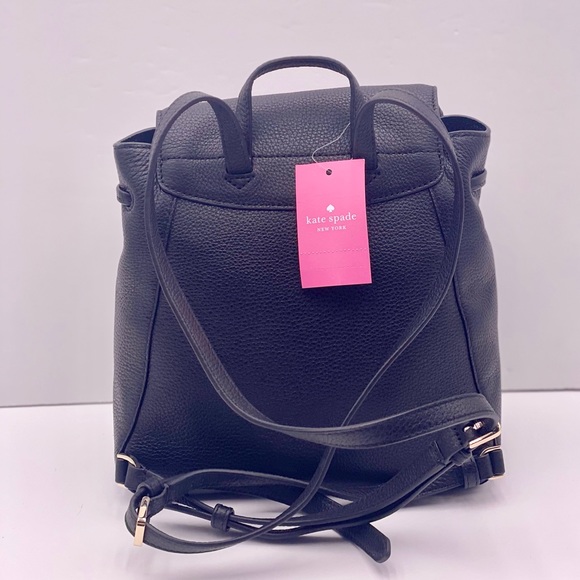 Kate Spade Leila Medium Backpack Black - Picture 13 of 13